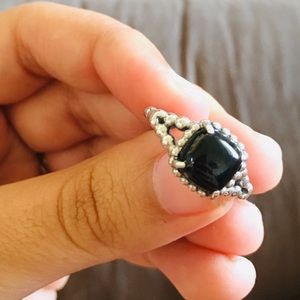 Authentic Pandora Vibrant Spirit Ring Black